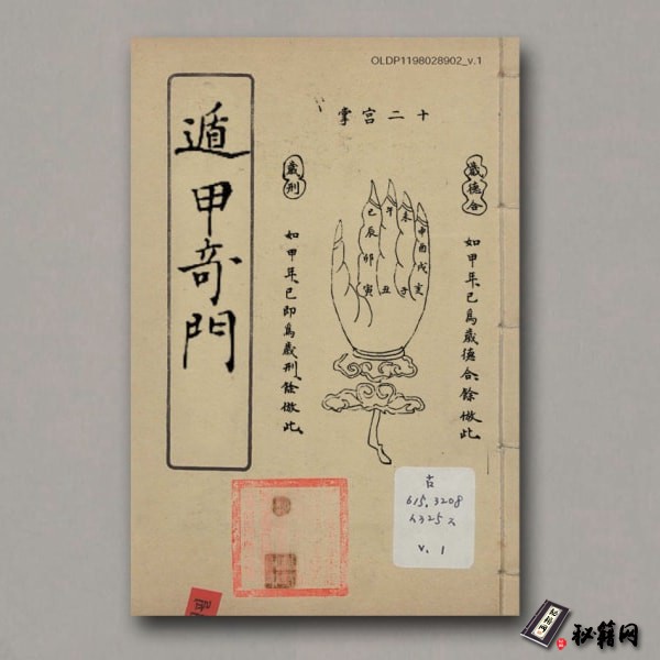 《遁甲奇門》清鈔本